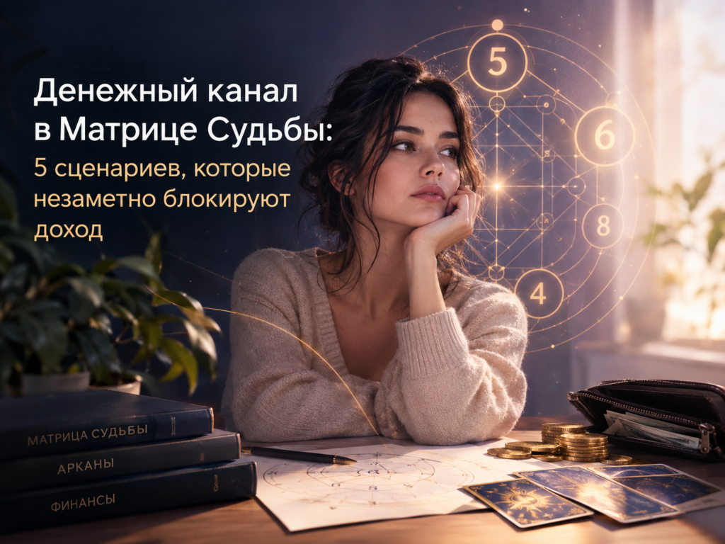 Денежный канал в Матрице Судьбы: 5 сценариев, которые незаметно блокируют доход